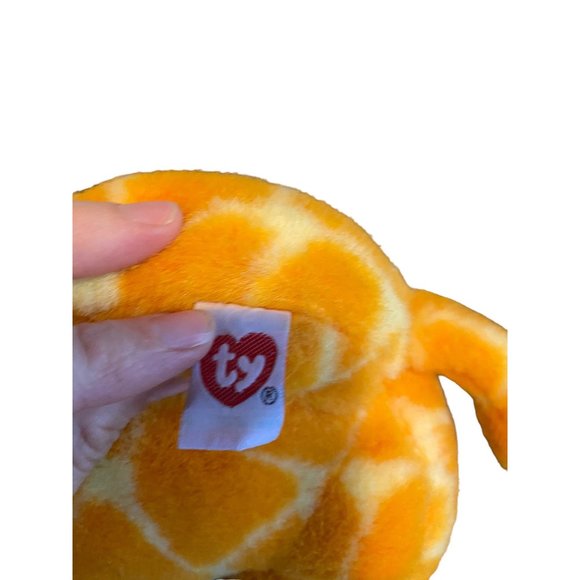 Stuffed Animal Plush TY Giraffe Beanie Buddy - Picture 5 of 9